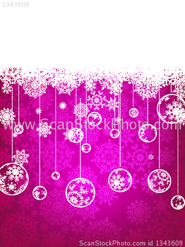 Image of Christmas background with copyspace. EPS 8