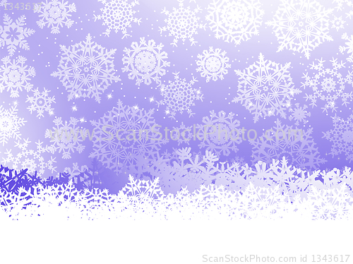 Image of Merry Christmas Greeting Card. EPS