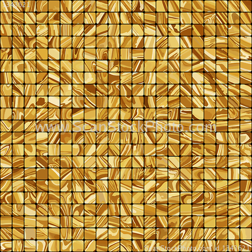 Image of Gold mosaic background. EPS 8