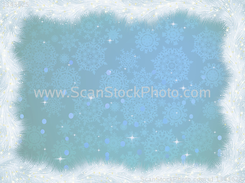 Image of Winter christmas card background. EPS 8