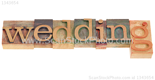 Image of wedding word