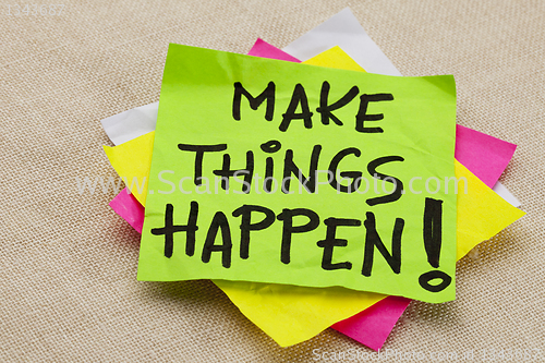 Image of Make things happen