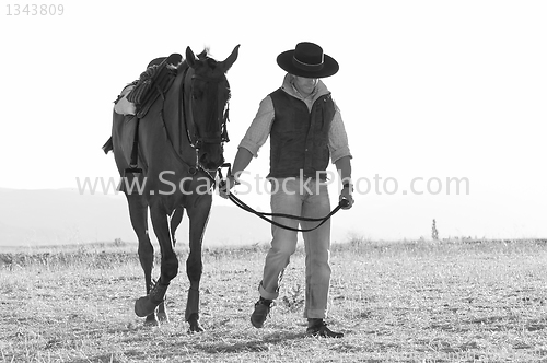 Image of rider and his horse