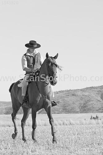 Image of rider and his horse