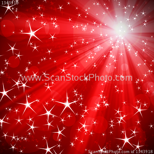 Image of red shiny background