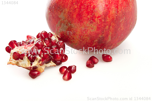 Image of One simple pomegranate
