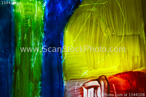 Image of colorful abstraction of glass