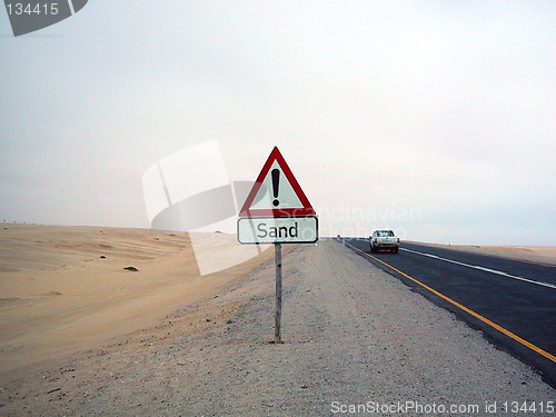 Image of Sand warning