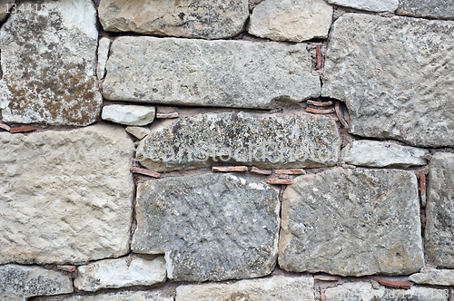 Image of texture of ancient stone wall