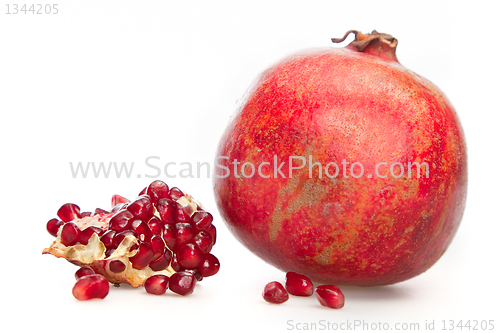 Image of One simple pomegranate