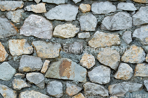 Image of texture of ancient stone wall