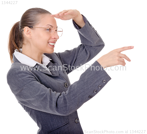 Image of office manager (reception desk worker) 