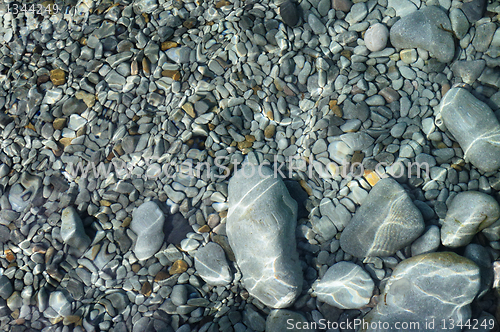 Image of pebbles are a background