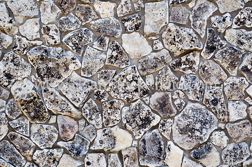 Image of texture of ancient stone wall