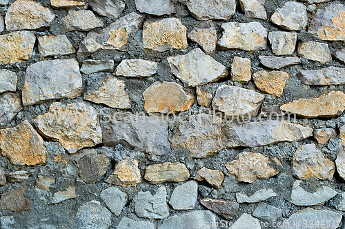 Image of texture of ancient stone wall