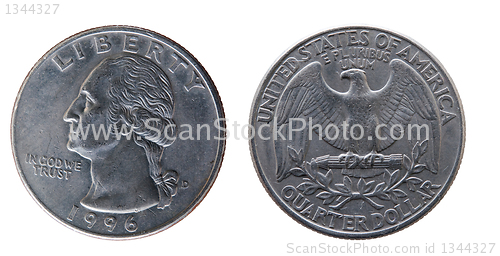 Image of 25 cents U.S.