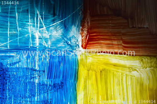 Image of colorful abstraction of glass