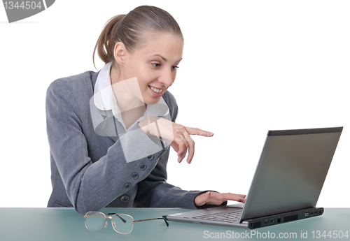 Image of girl with a laptop