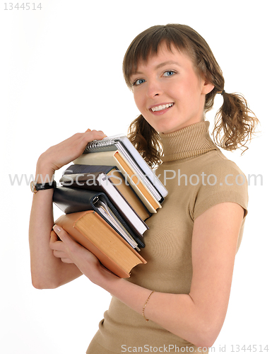 Image of girl holding a book