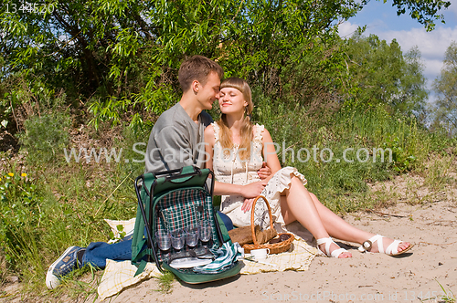 Image of portrait of love in nature