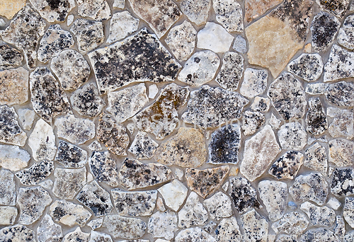 Image of texture of ancient stone wall