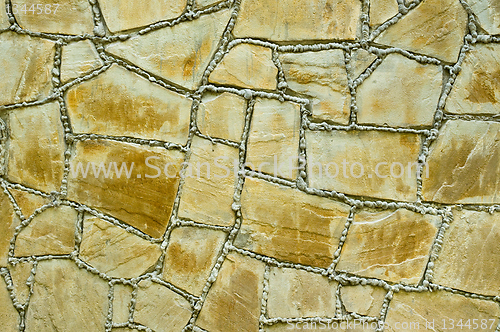 Image of texture of ancient stone wall