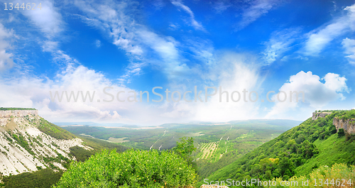 Image of  view from the mountains