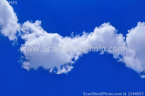 Image of picturesque clouds are in sky