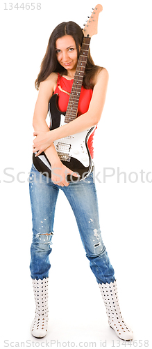 Image of girl - a musician