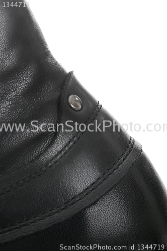 Image of Black Men's leather shoes 