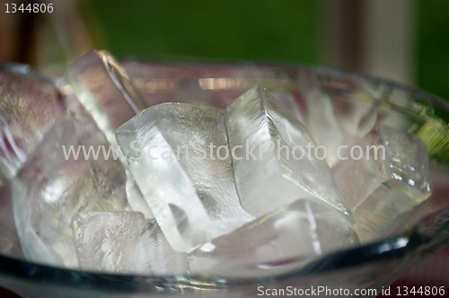 Image of transparent blocks of ice