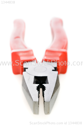 Image of pliers on a white background