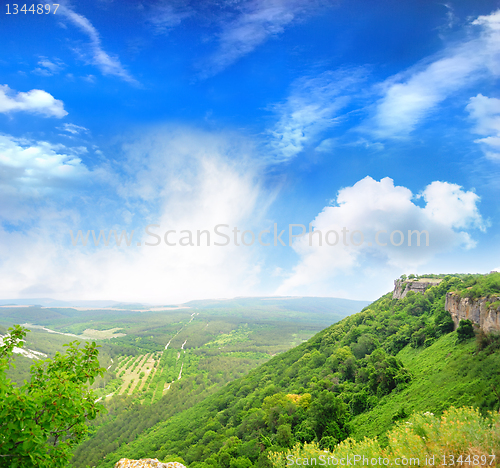 Image of  view from the mountains