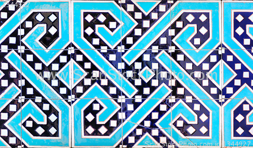 Image of Traditional ornament of ceramics at the mosque