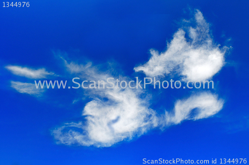 Image of picturesque clouds are in sky