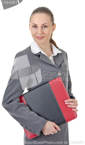 Image of woman with a folder