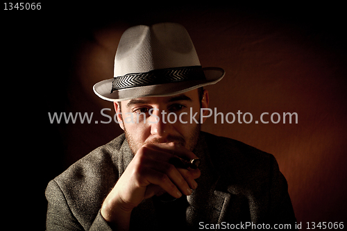 Image of gangster portrait