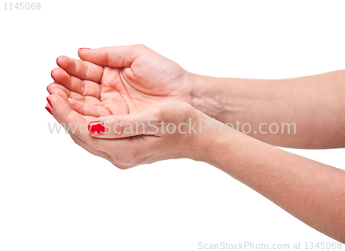 Image of open hands