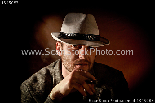 Image of gangster portrait