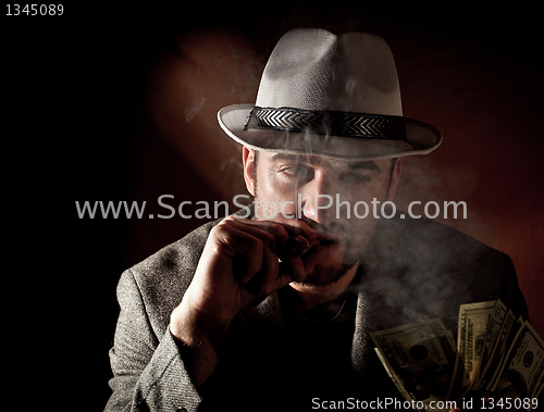 Image of gangster portrait