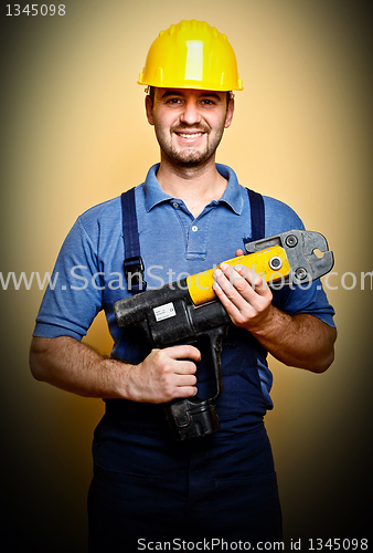 Image of smiling worker