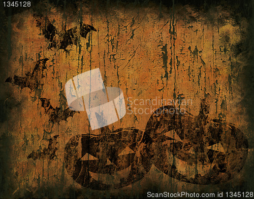 Image of Grunge halloween background