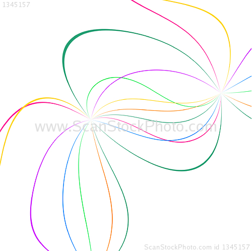 Image of abstract color lines