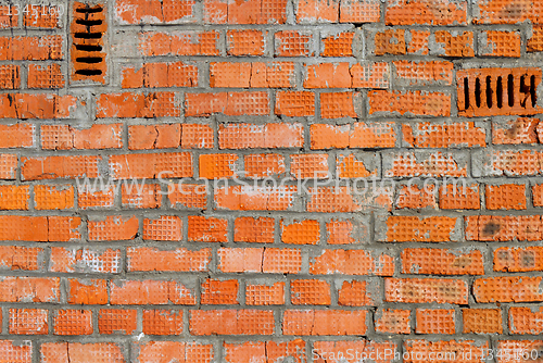 Image of dirty brick wall