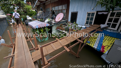 Image of Monsoon season in Ayuttaya, Thailand 2011