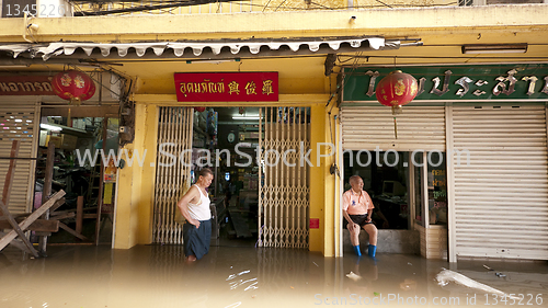 Image of Monsoon season in Ayuttaya, Thailand 2011