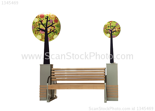 Image of Brown bench 