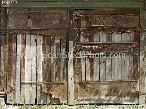 Image of Old wooden doors.