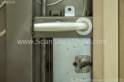 Image of Mechanism of armored door