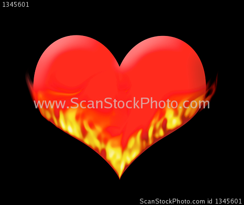 Image of Heart in Fire